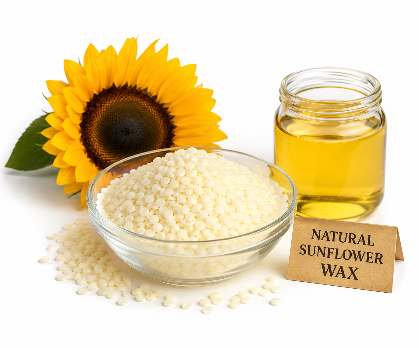natural sunflower wax (s) Exporter in indonesia